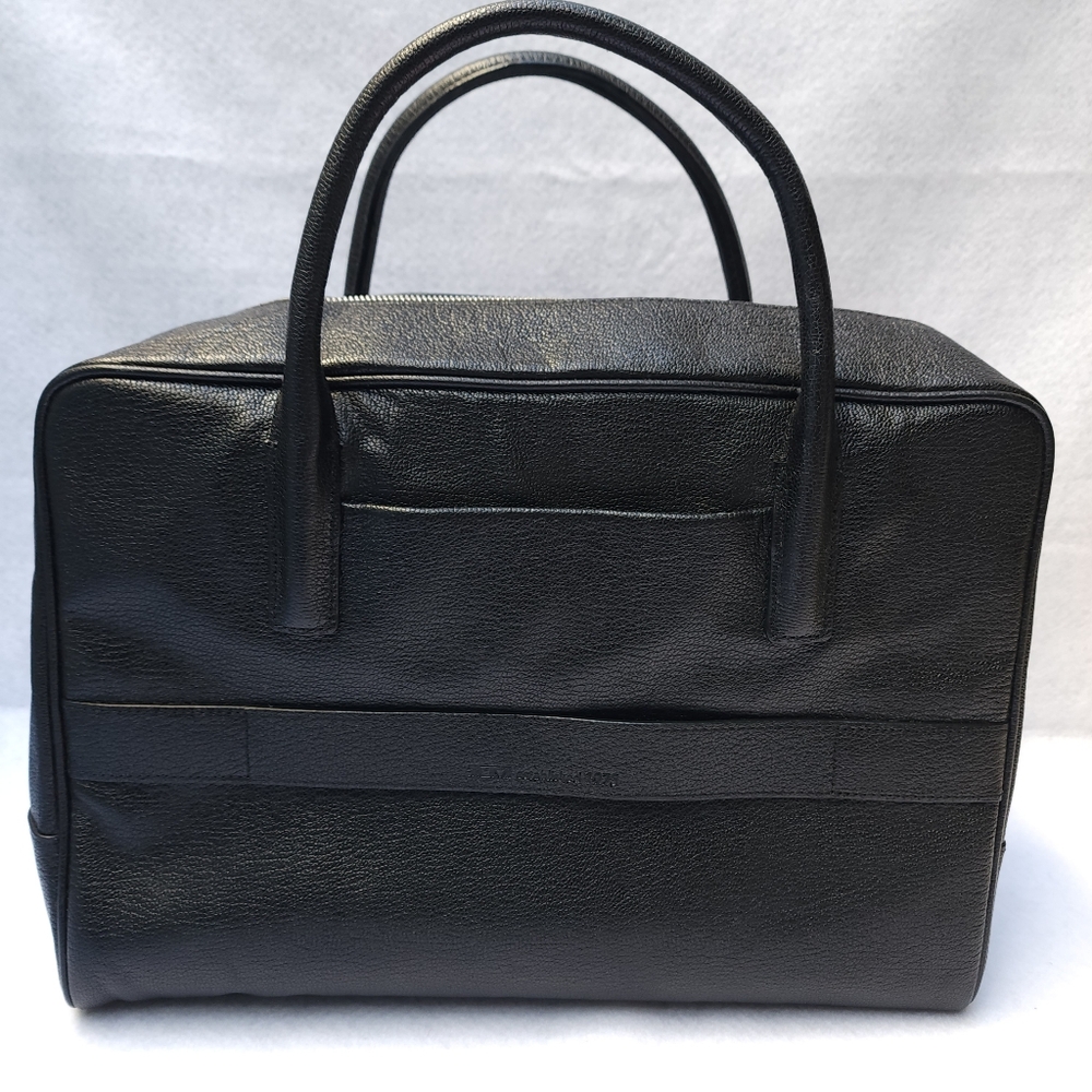 Tumi Black Pebbled Leather Bag - Picture 3 of 11